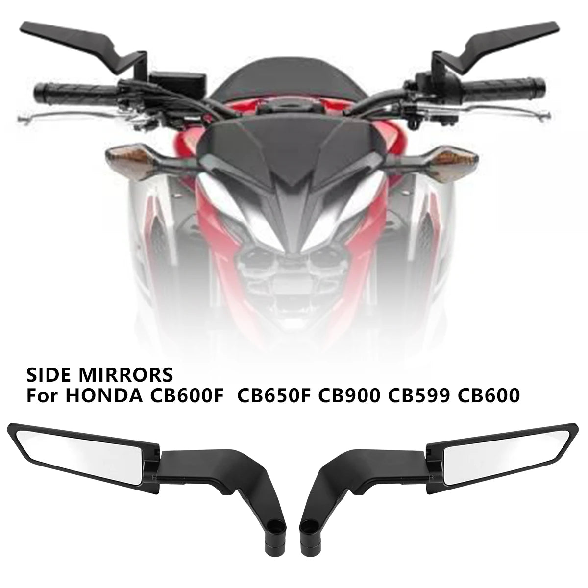 Stealth Winglet Mirrors For Honda CB Series
