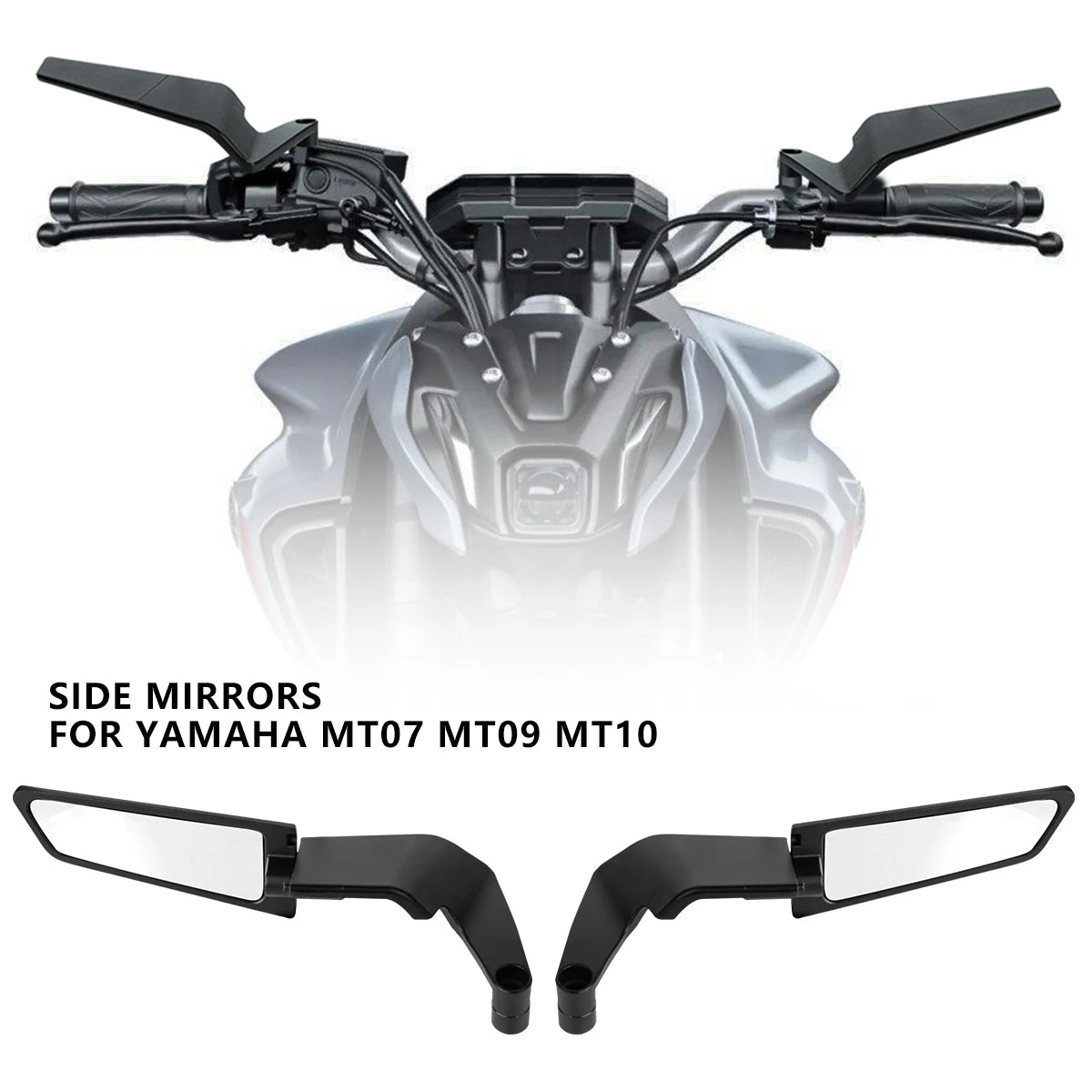 Stealth Winglet Mirrors For MT07-10
